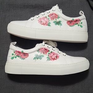 J/Slides Rose Print Sneakers - image 1